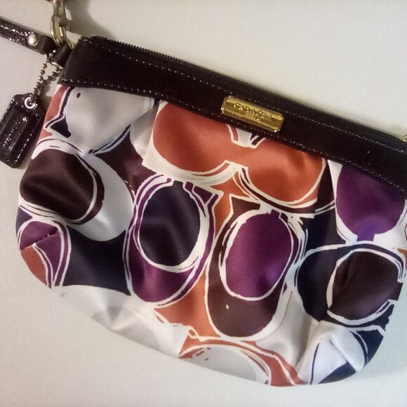 Coach Monogram Wristlet - Picture 1 of 11